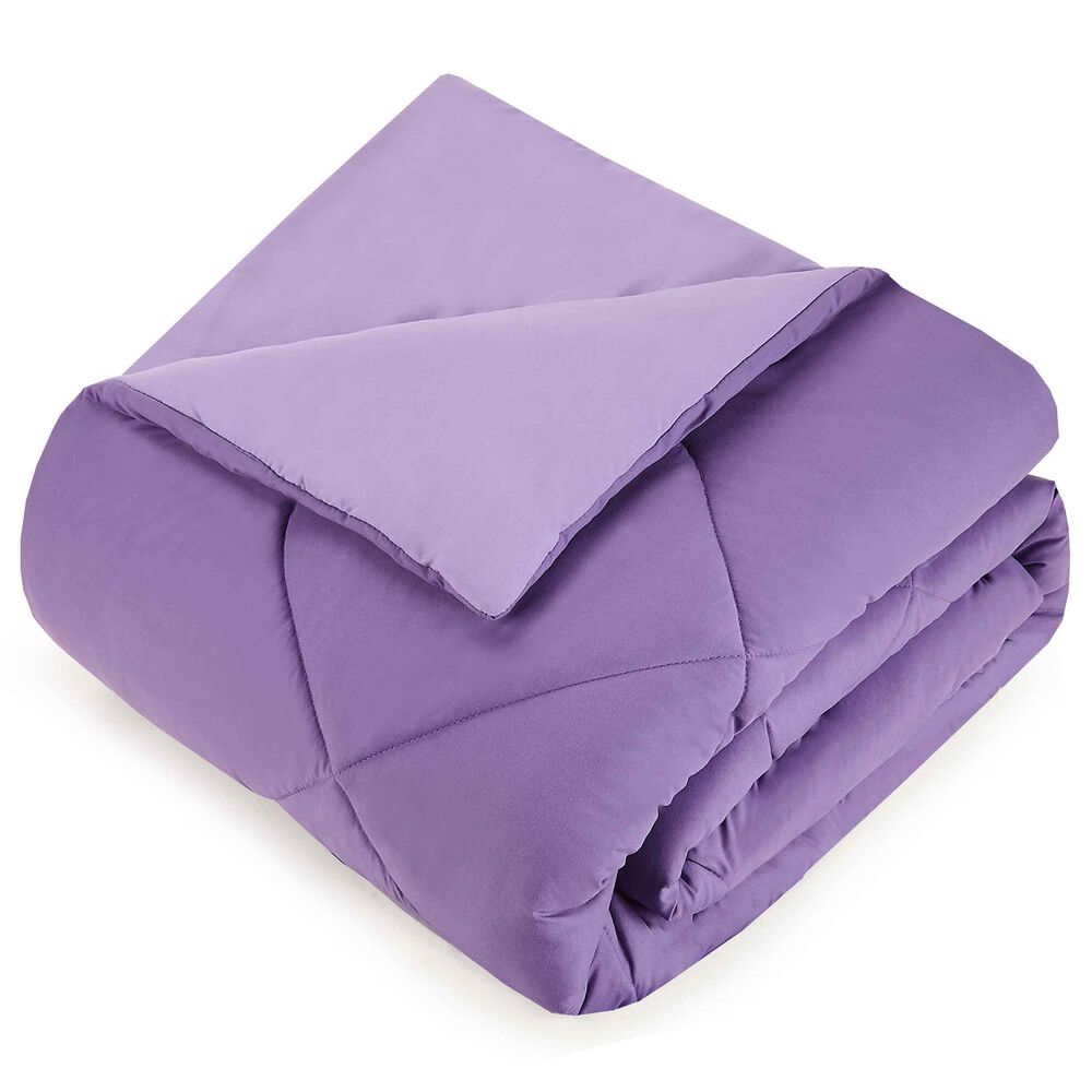 Peking Handicraft Iris 2-Piece Twin/Twin XL Comforter Set in Purple, , large