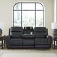 Ashley 5Z-Comfort Power Reclining Sofa and Loveseat Set in Onyx, , large