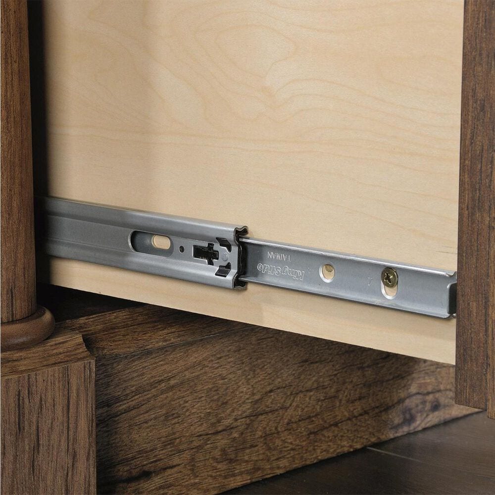 Sauder Palladia L-Shaped Desk in Vintage Oak, , large