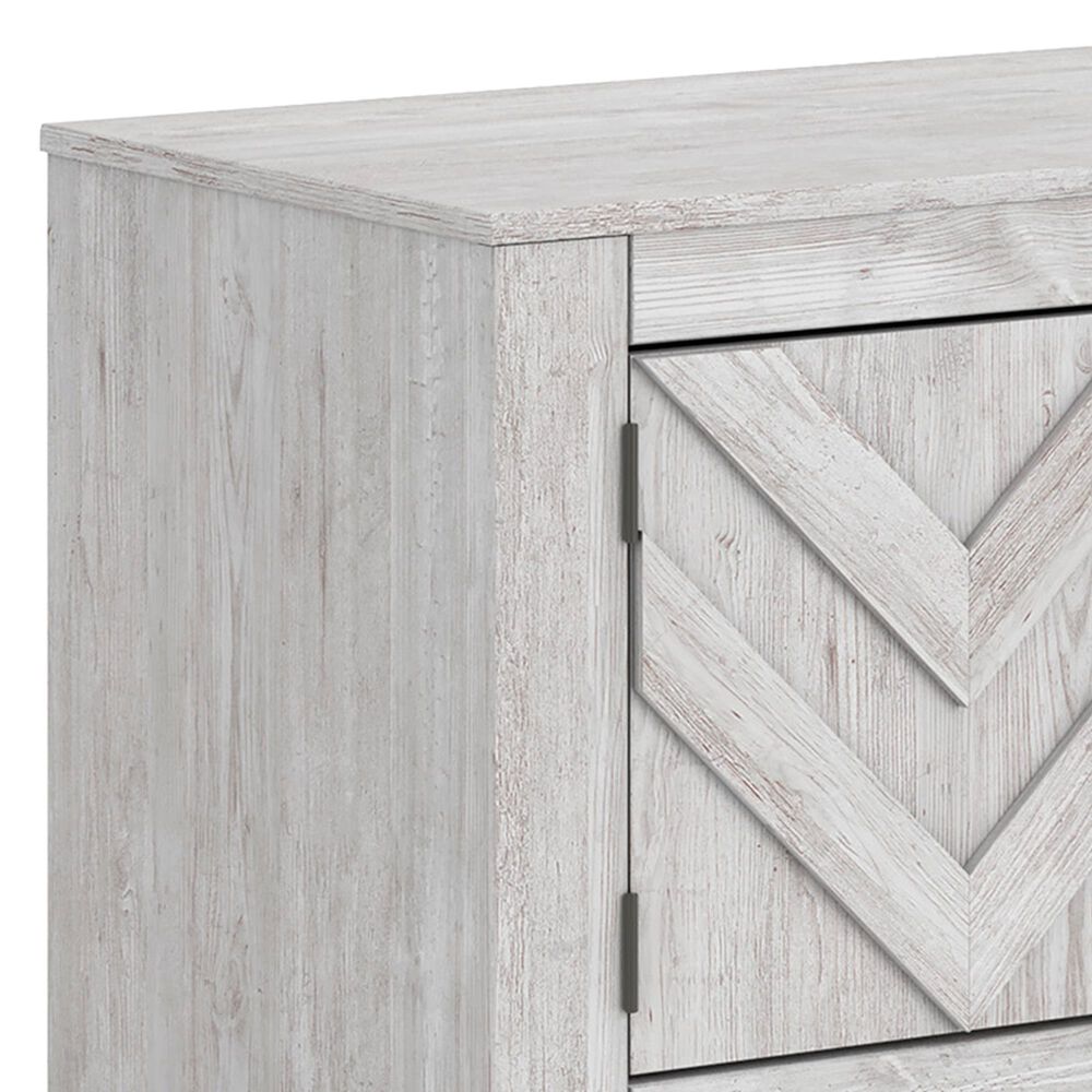 Ashley Cayboni 71" LG TV Stand in Whitewash, , large