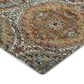 Dalyn Rug Company Silk Road Mocha, Ivory, Copper, Teal, Olive and Gold 10" x 14" Area Rug, , large