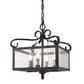 Golden Lighting Valencia 4-Light Pendant in Fired Bronze, , large