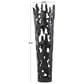Maple and Jade 9" Abstract Drip Decorative Vase with Melting Designed Body in Black, , large