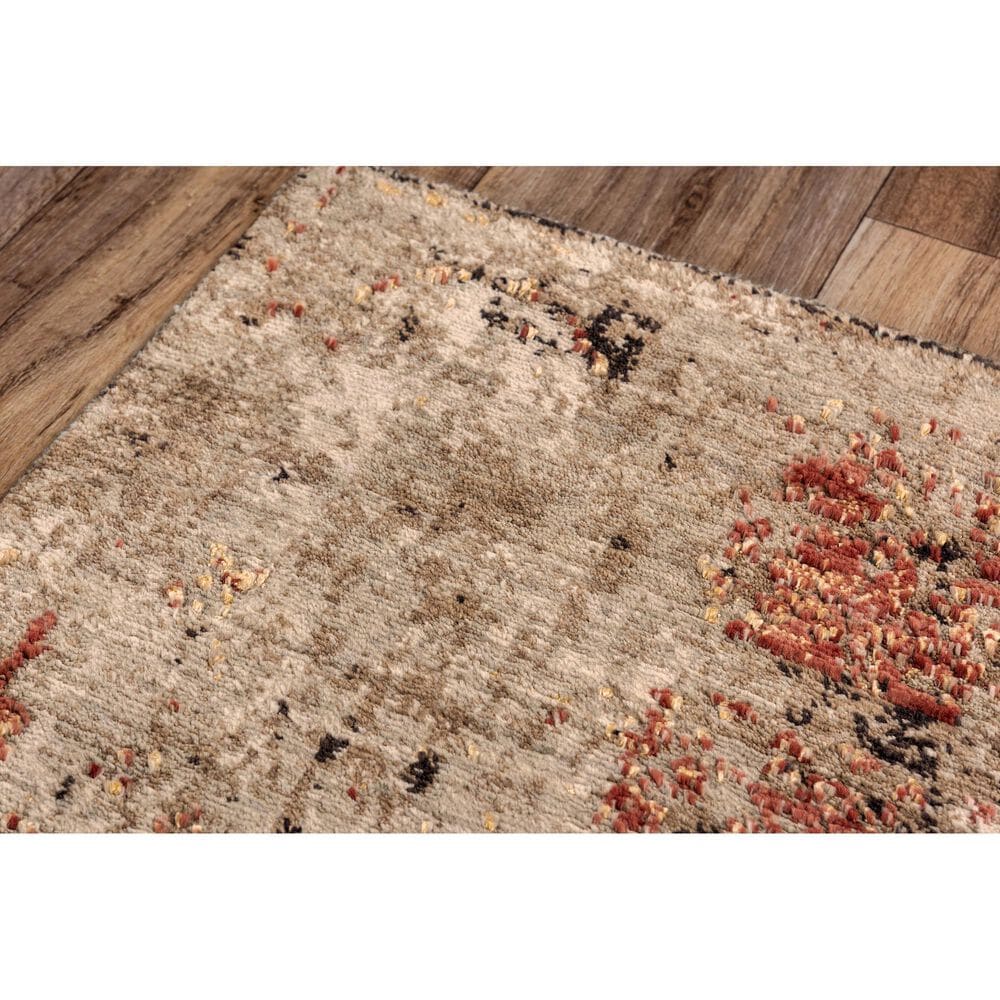 RIZZY Premier 8&#39; x 10&#39; Rust and Beige Area Rug, , large