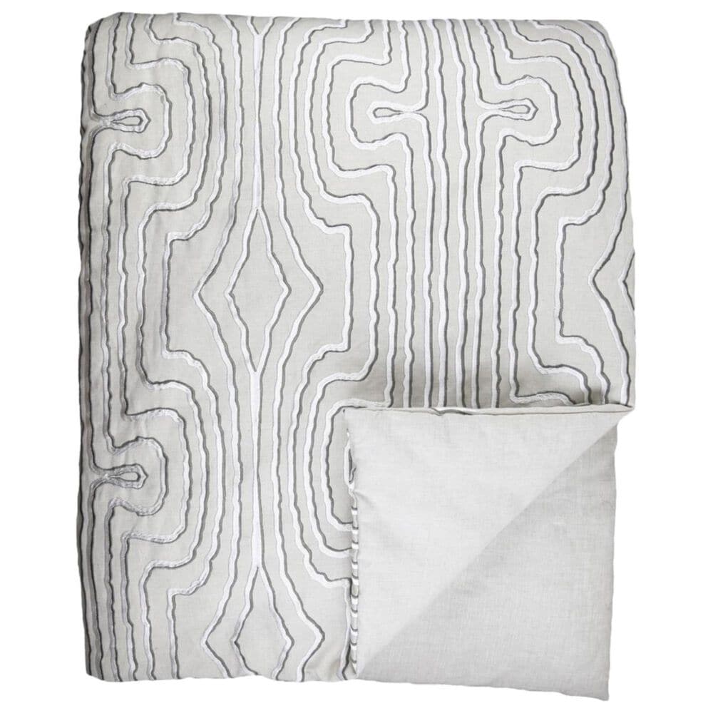Ann Gish Contour Throw in Natural and Charcoal, , large