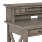 Homestyles Mountain Lodge Desk with Hutch in Gray, , large