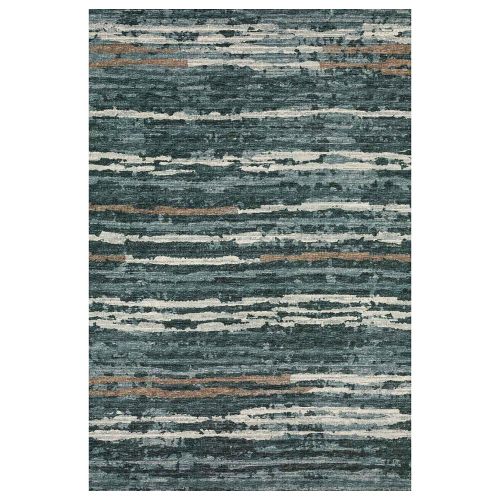 Dalyn Rug Company Brisbane Striped 3" x 5" Midnight Area Rug, , large