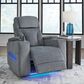 Ashley Forest Lake Power Recliner in Steel, , large
