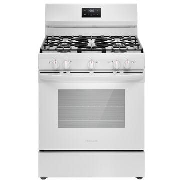 Frigidaire 30" Freestanding Gas Range with Quick Boil Burner in White, , large