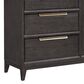 Pulaski Furniture Corp Quincy 5-Drawer Door Chest in Dark Brown, , large