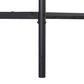HOMLUX Queen Metal Bed Frame with Sturdy Slats in Black, , large