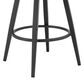 Blue River Zella Patio Swivel Bar Stool with Earl Gray Cushion in Gray, , large