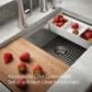 Kohler Task Smart Divide 33" Undermount Double-Bowl Workstation Kitchen Sink in Stainless Steel, , large