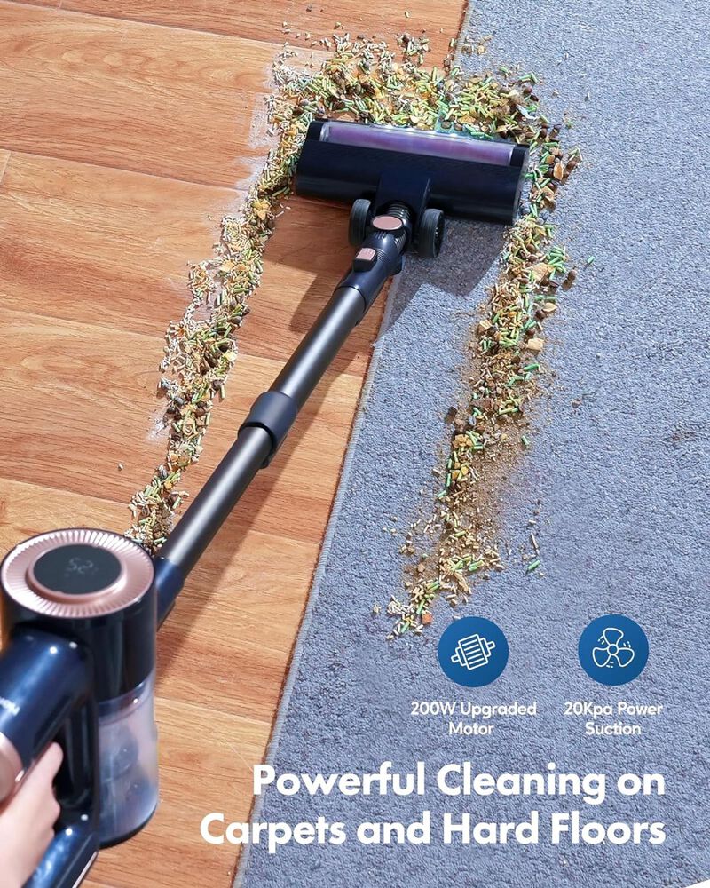Homeika Pro Version Cordless Stick Vacuum in Blue, , large