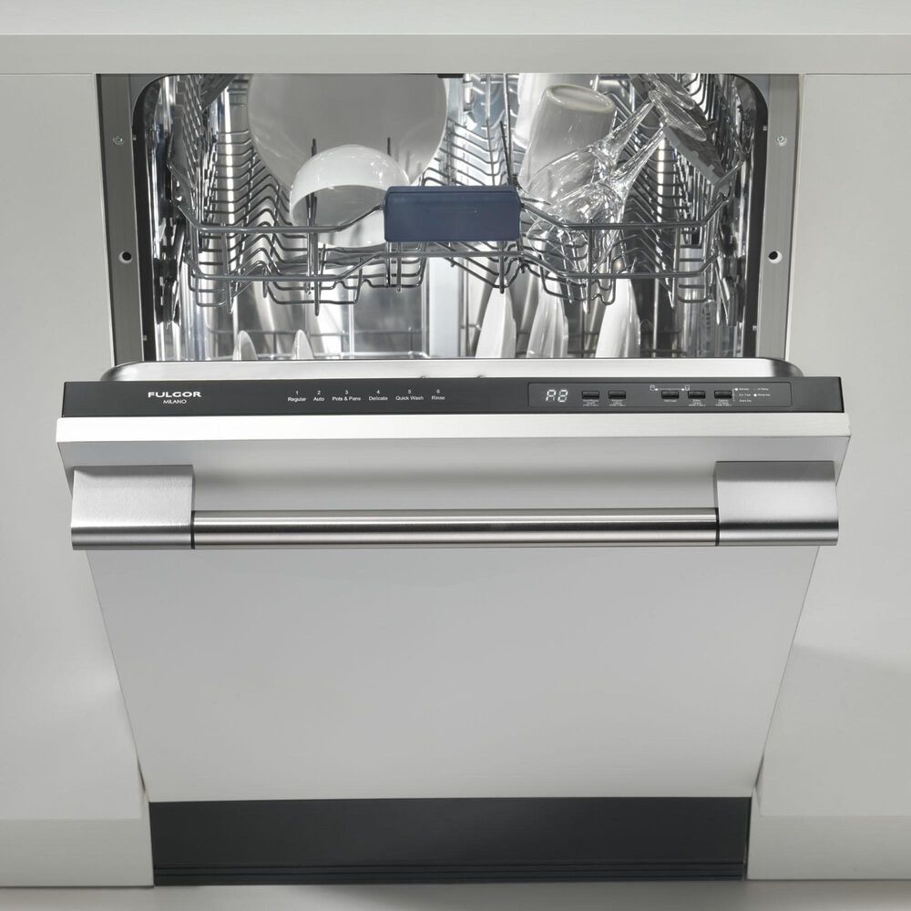 Fulgor Milano 24 Overlay Build-In Dishwasher in Panel Ready, , large