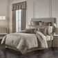 J. Queen New York Cracked Ice 4-Piece Queen Comforter Set in Taupe, , large