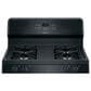 Hotpoint 4.8 Cu. Ft. Freestanding Gas Range with Sealed Burners in Black, , large