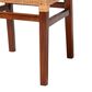 Baxton Studio Lesia Side Chair with Cushion in Light Honey and Walnut Brown, , large