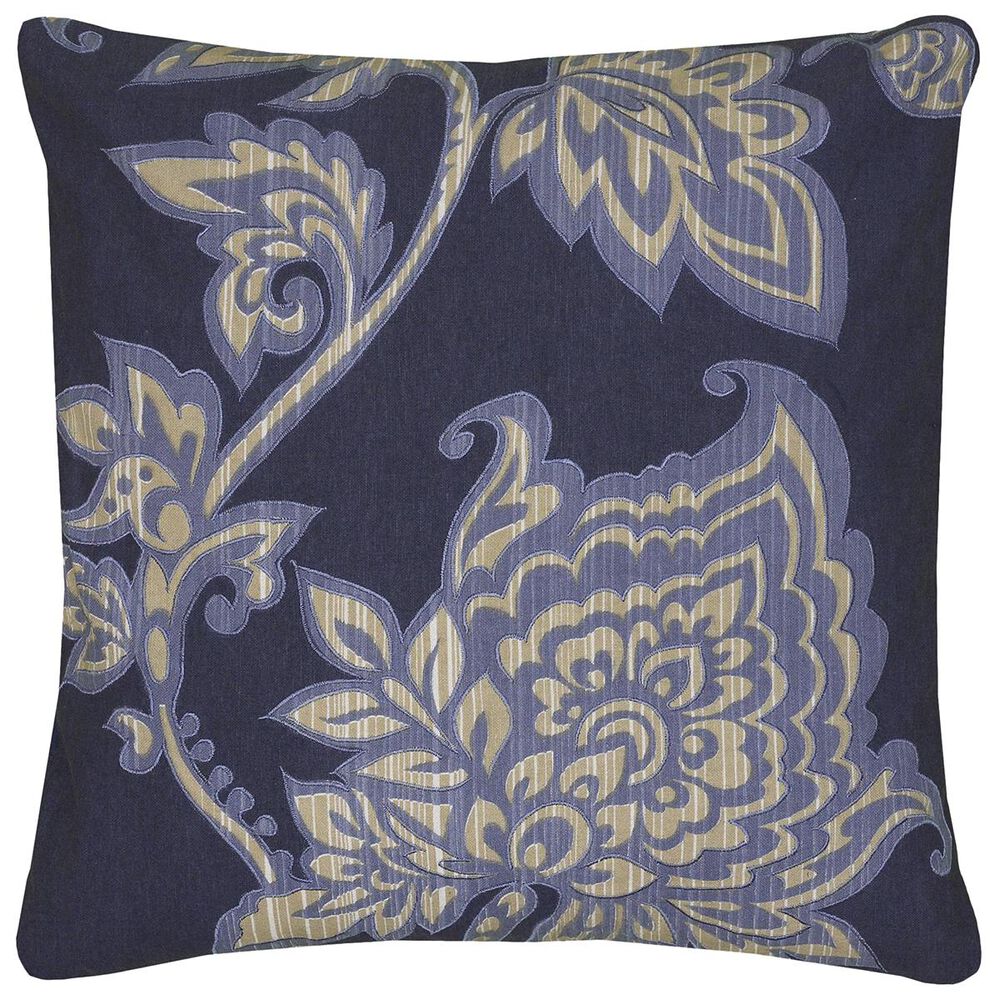 Rizzy Home 18" x 18" Pillow Cover in Blue and Purple, , large