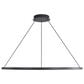 Golden Lighting Veritas 59" 1-Light Chandelier in Sand Black, , large