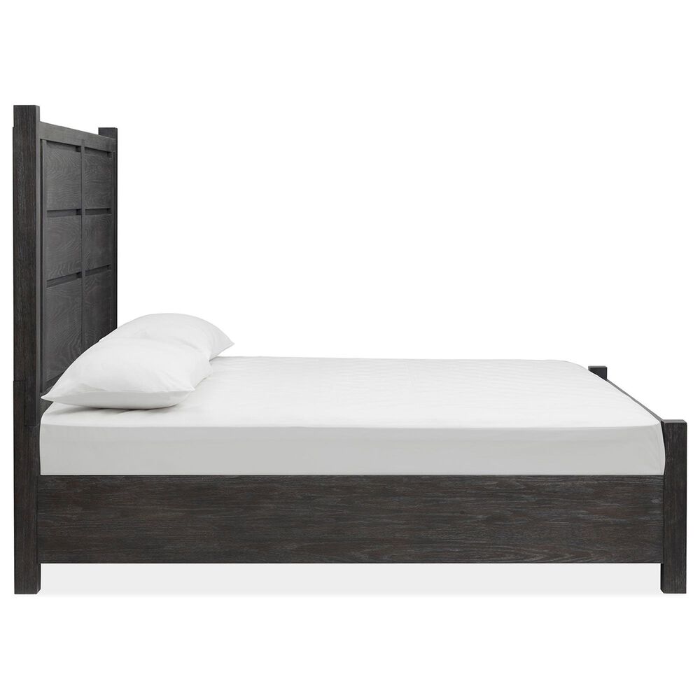 Nicolette Home Plum Creek King Panel Bed in Ravenwood Black, , large