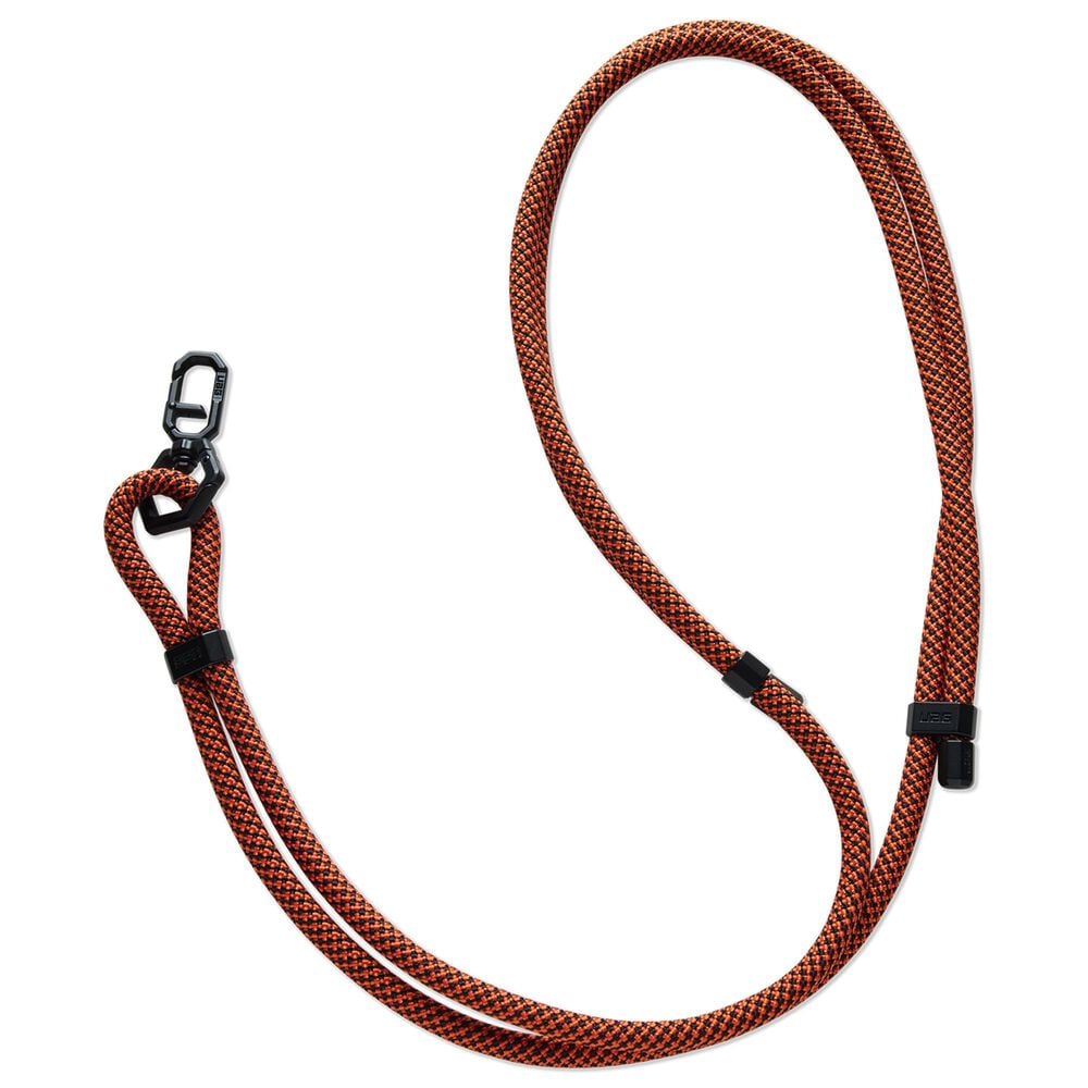 UAG Civilian Crossbody Slim Lanyard in Rust and Black, , large