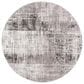 Safavieh Craft 6"7" Round Grey and Dark Grey Area Rug, , large