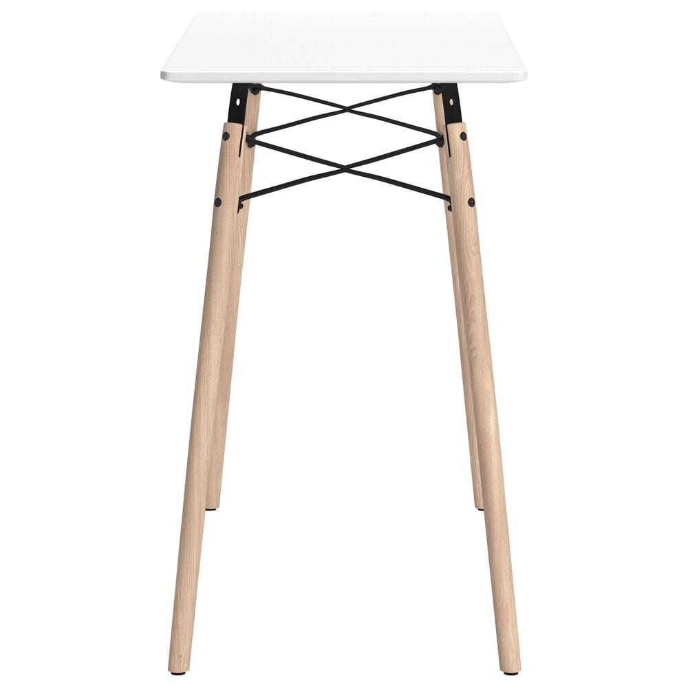 Ashley Jaspeni Writing Desk in White and Natural, , large