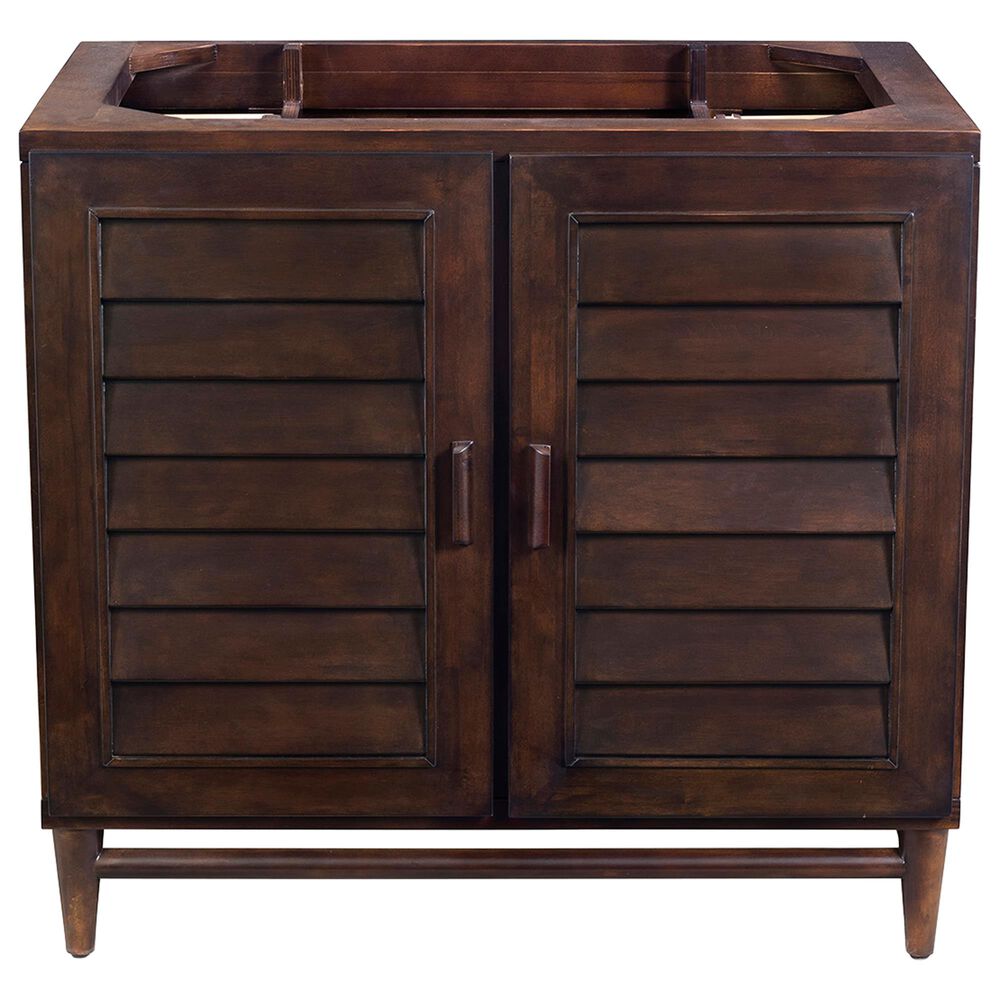 James Martin Portland 36" Single Vanity Cabinet in Burnished Mahogany, , large
