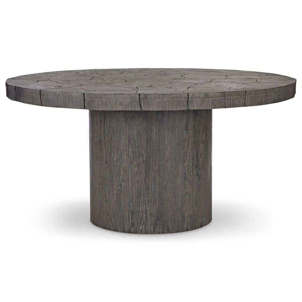 Bernhardt Madura 60" Round Dining Table in Smoked Truffle, , large