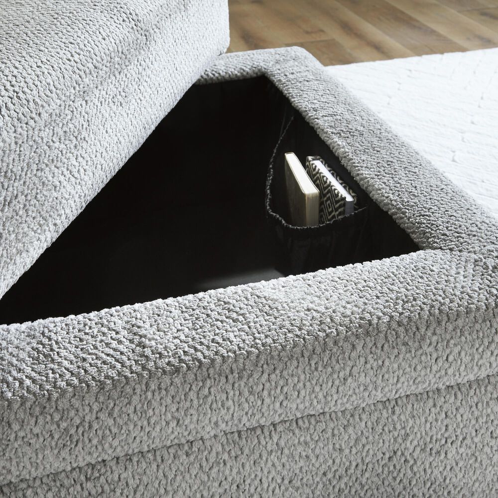 Ashley Casselbury Storage Ottoman in Cement, , large