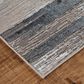 Feizy Micah 10" x 13"2" Black and Silver Area Rug, , large