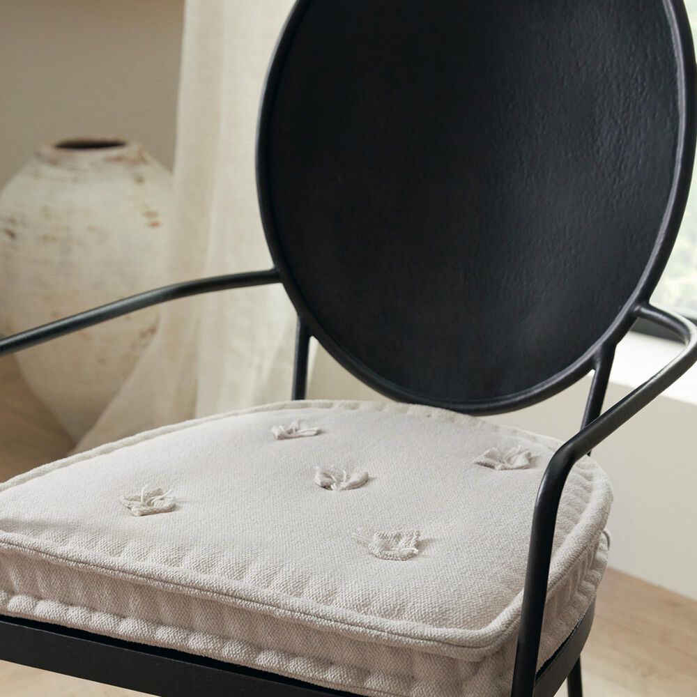 Hooker Furniture Ciao Bella Arm Chair with Tuscan White Cushion in Black &#40;Set of 2&#41;, , large
