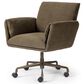 Four Hands Salerno Desk Chair in Antique Brass, , large