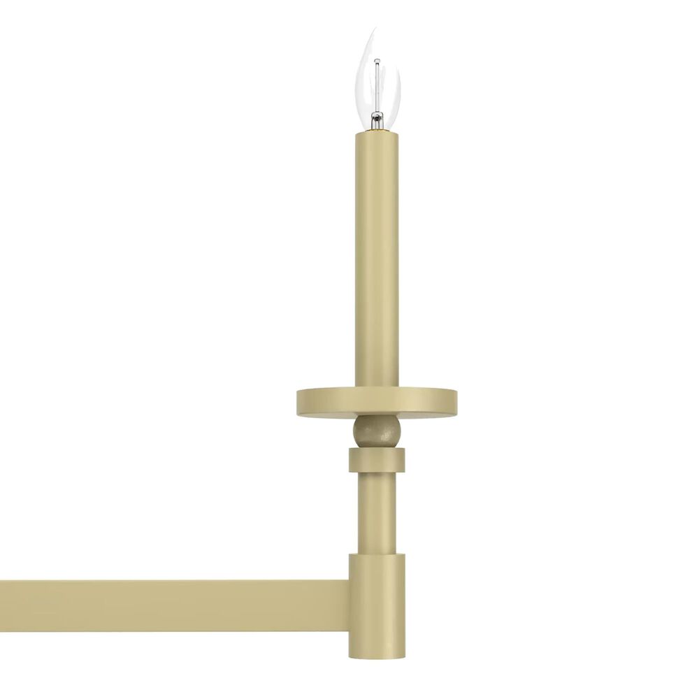 Hunter Briargrove 7-Light Linear Chandelier in Modern Brass, , large