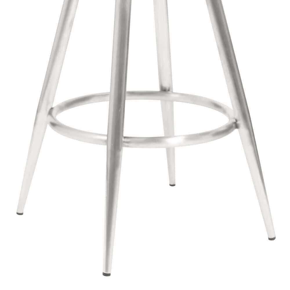 Blue River Justin 30&quot; Swivel Barstool in Stainless Steel, , large