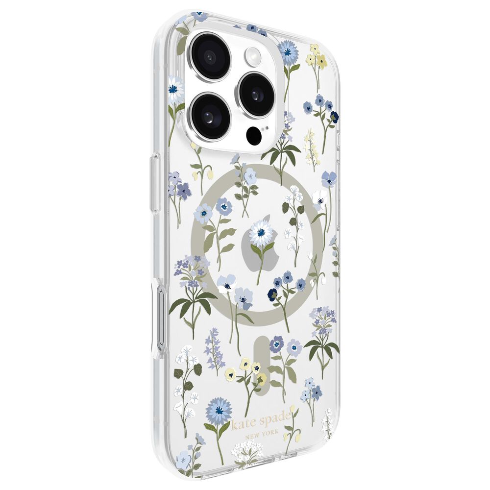 Kate Spade Protective MagSafe Case for Apple iPhone 16 Pro in Precious Bloom, , large