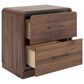 Ashley Fortlorn 4-Piece King Bedroom Set in Walnut Brown LED Light, , large