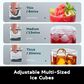 Euhomy 34 Lbs Portable Cube Ice Maker with External Water Tank in Black, , large