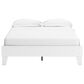 Ashley Socalle Queen Platform Bed in Matte White, , large