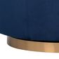 37B Hazel Swivel Lounge Chair in Navy Blue Sky Velvet, , large