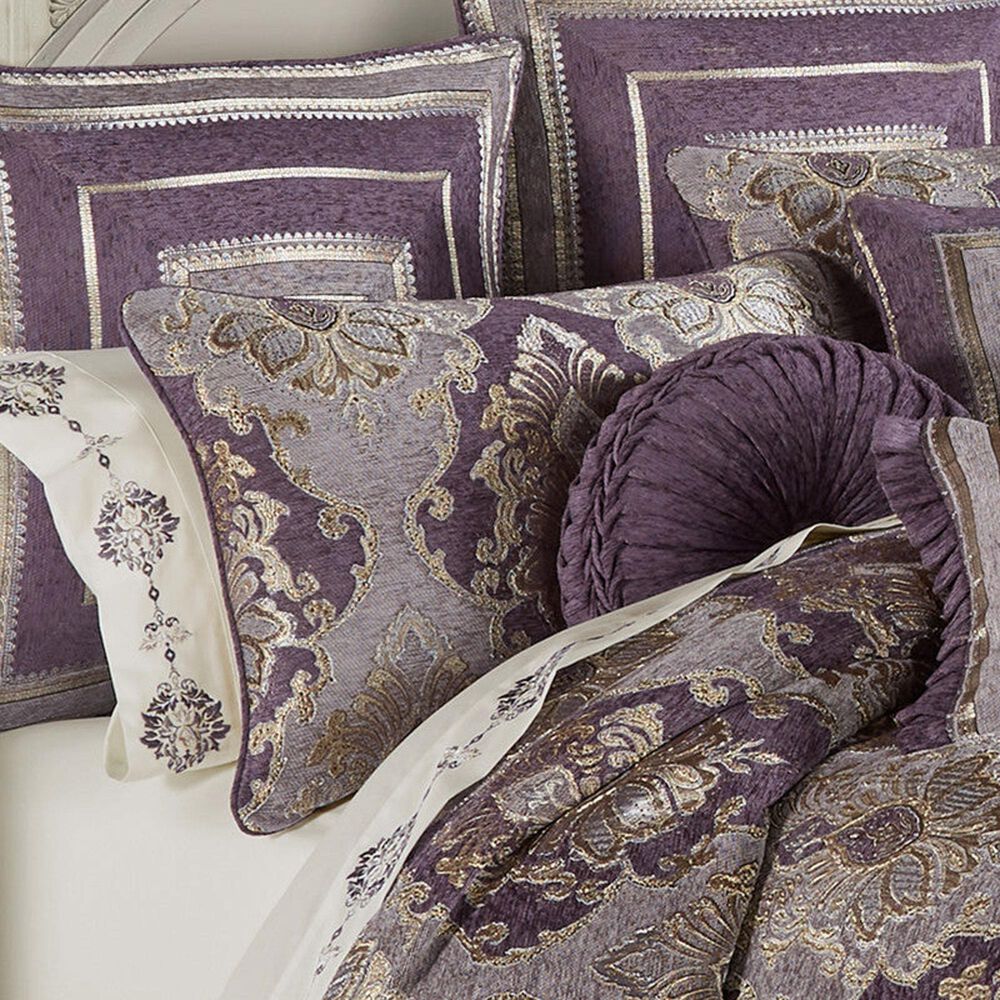 J. Queen New York Dominique 4-Piece King Comforter Set in Lavender, , large
