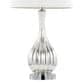 LumiSource Jenny Glass Table Lamp in Silver Crackle and Chrome (Set of 2), , large