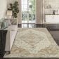 Dalyn Rug Company Tuscany 8" x 10" Gold Indoor/Outdoor Area Rug, , large