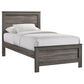 Mayberry Hill Sami Twin Panel Bed in Gray, , large