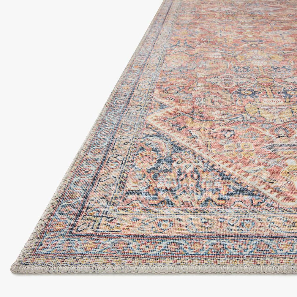 Loloi Adrian 2&#39; x 5&#39; Rust and Denim Area Rug, , large