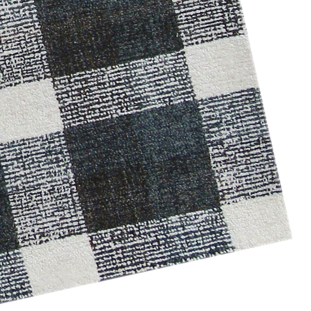 Amer Rugs Tartan 8&#39; x 10&#39; Charcoal Area Rug, , large