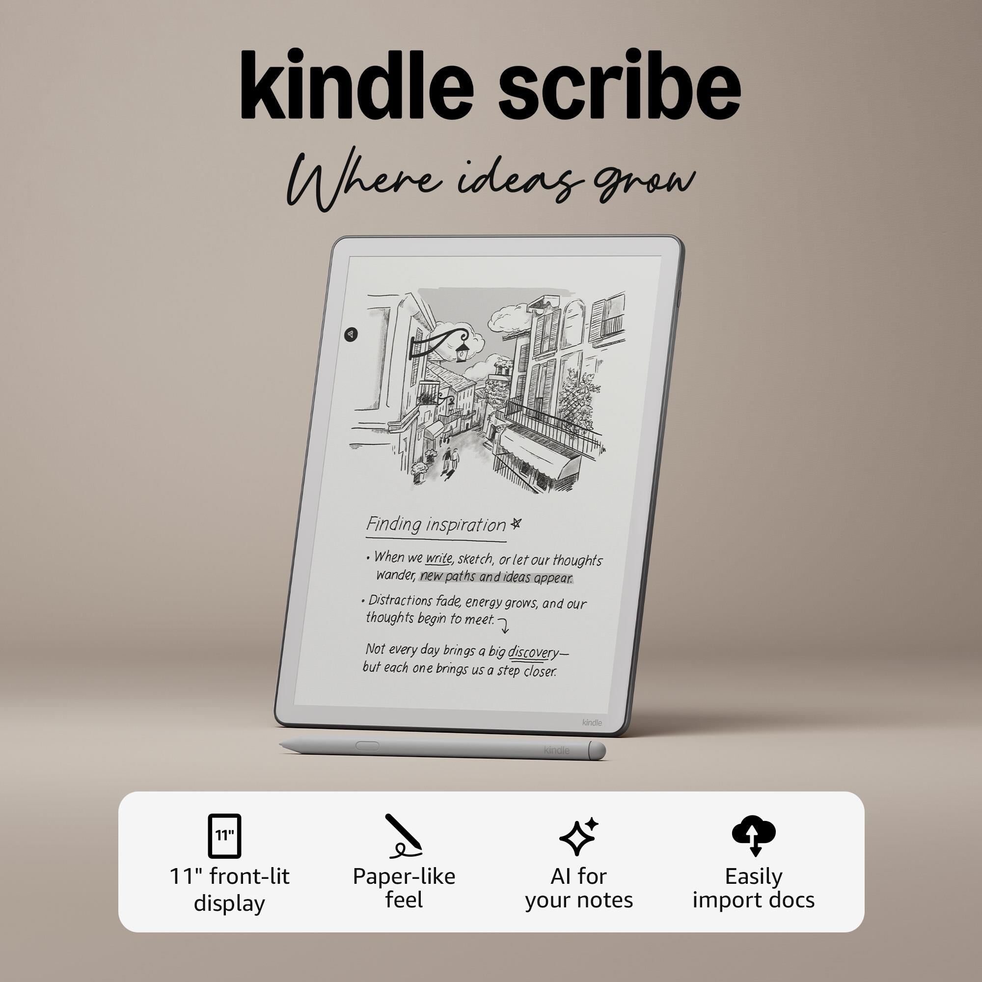 Amazon Kindle Scribe 64GB (newest model) - 11 paper-like display