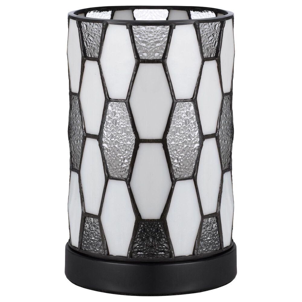Cal Lighting 9" Tiffany Accent Lamp in Black, , large