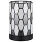 Cal Lighting 9" Tiffany Accent Lamp in Black, , large